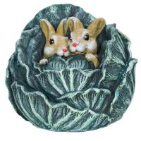 Зайки в капусте 25см Ф220  Зайки в капусте 25см Ф220