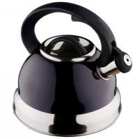 Чайник 2,5л Индиго ЗЕРКАЛЬНАЯ ПОЛОСА со свистком КТ-146B /12шт/Катунь