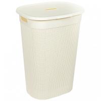 Корзина д/белья OSLO 55л с крышкой и ручками молочный туман PT1334МЛ-6 /6шт/ПТ Корзина д/белья OSLO 55л с крышкой и ручками молочный туман PT1334МЛ-6 /6шт/ПТ