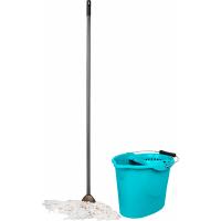 Набор д/уборки МОП Vogue небесный (ведро+швабра) SV3915 /24шт/ПР