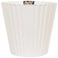 Кашпо Sand D230 5,8л белый с вставкой IG64021 /15шт/ПР