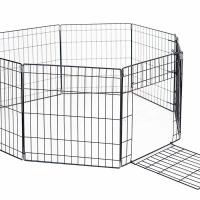 Вольер д/животных МАНЕЖ 12 секций 35*35см разборный черный/48112/Дарэлл