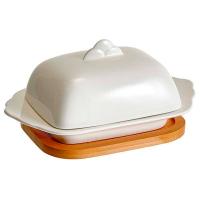 Масленка на бамбуковой подставке AK5-0024 /18шт/ Alpenkok 