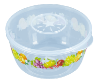 Бутербродница 1л круглая 05004