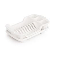 Сушилка для посуды со сливом белый Сушилка для посуды со сливом белый