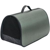 Сумка переноска ЧИП Саквояж №0 жесткая нейлон зеленый 32,5*19,5*19,5см/90000/