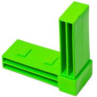 Угловое соединение для секции забора салатовый 