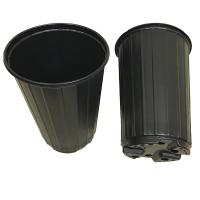 Горшок для рассады 2л черный (Роза) мягкий 14*19см Д14МР