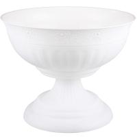 Вазон на ножке 17л Венеция белый М3128