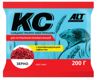 АЛТ"К-с" от полевых мышей зерно вкус сыра 200гр АЛТ"К-с" от полевых мышей зерно вкус сыра 200гр