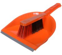 Щетка-сметка с совком СТАНДАРТ оранжевый М5173