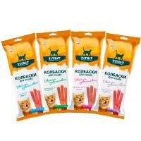 Лакомство К Колбаски Двойное удовольствие четыре вкуса 45г/026809