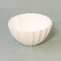 Кашпо Ракушка 2,4л белый со вставкой 