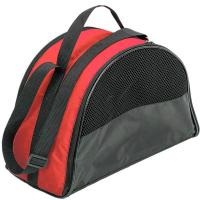 Сумка переноска ЧИП Конверт-Полукруг №2 расклад.с карманом и ремнем 44*22*29см красн/9057/