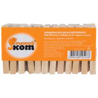 Прищепки для белья (24шт набор) дерево+металл 311372 Прищепки для белья (24шт набор) дерево+металл 311372