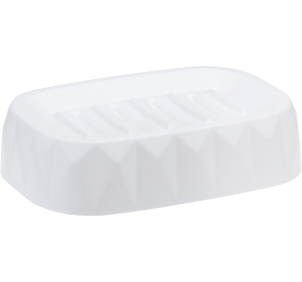 Мыльница д/ванны Призма белый М2243