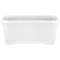 Балконный ящик 55см Раттан белоснежный жасмин с под. (10л) IG6256 /6шт/ПР