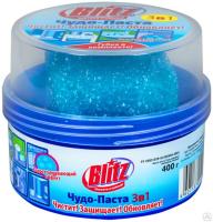 Чистящее ср-во универсальное Сан-Blitz 400г с губкой паста /8шт/ Чистящее ср-во универсальное Сан-Blitz 400г с губкой паста /8шт/
