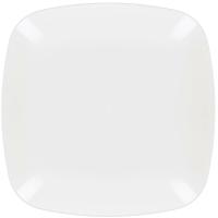 Тарелка Квадро плоская белый М8043 /25шт/ Альтерн