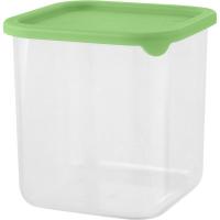 Емкость д/сыпуч. 0,8л Sugar&Spice Vanilla квадрат. фисташковый с гибкой крышкой SE1684 /15шт/ПР