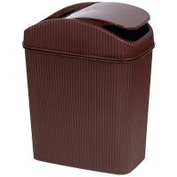 Ведро 6л д/мусора Стиль шоколадный А026 /20шт/Арз