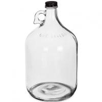 Бутыль 3,8л(4л) "Кольцо" прозрачный с крышкой /6шт/ ОП