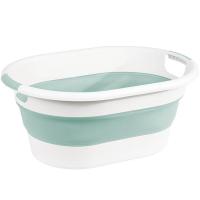 Таз ФЛЕКС 25л складной овальный морская волна М2517 /5шт/М-пласт  Таз ФЛЕКС 25л складной овальный морская волна М2517 /5шт/М-пласт