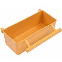 Кормушка д/птиц прямоугольная в клетку 9*3,5*3см бежевая 5062/Дарэлл