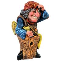 Баба Яга с веником Ф009 54см Баба Яга с веником Ф009 54см