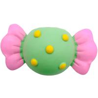 Игрушка с Конфетка-леденец с пищалкой зеленая из латекса 8см/ЛС300зел/Евро