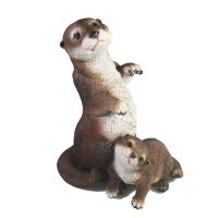 Выдра с малышом L17W12H20 713941/F767 Выдра с малышом L17W12H20 713941/F767