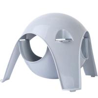 Игрушка д/грыз Домик Комета пластик 21*21*13см св-серый/3214св-серый/Дарэлл