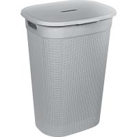 Корзина д/белья OSLO 55л с крышкой и ручками серый шторм PT1334СШ-6 /6шт/ПТ Корзина д/белья OSLO 55л с крышкой и ручками серый шторм PT1334СШ-6 /6шт/ПТ