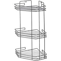Полка д/ванной подвесная 3-х ярусная угловая 20,5*20,5*52см графит 310870 Полка д/ванной подвесная 3-х ярусная угловая 20,5*20,5*52см графит 310870