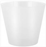 Кашпо д/орх Лондон МИНИ 125мм 1л белый перламутровый с вставкой ING1552 /12шт/ПР 