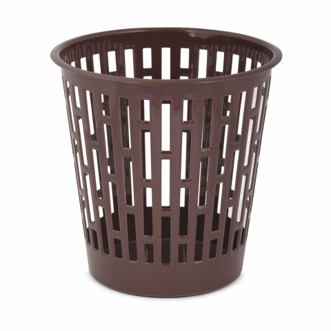 Корзина д/бумаг Матрица 9л мокко М8216 /8шт/ Альтерн