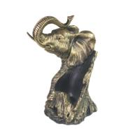 Подставка под бутылку Слон (бронза) L14W13H25см 713724/I098 Подставка под бутылку Слон (бронза) L14W13H25см 713724/I098