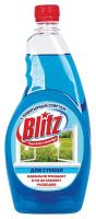Моющее средство для мытья стекол Blitz 500мл с Нашатырным спиртом запаска Моющее средство для мытья стекол Blitz 500мл с Нашатырным спиртом запаска