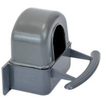 Кормушка д/птиц меж прутиков 50мл малая закрытая серая/5068