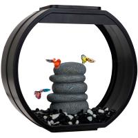 Аквариум Deco O Mini UPG 10л 334*142*310 черный/AA-Aquariums/73516008