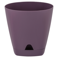 Цветочный горшок Амстердам 4л морозная слива с поддоном ING6201ОМС