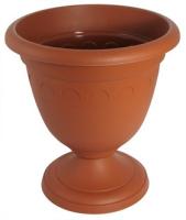 Вазон на ножке высокий 3л Колывань терракот С134