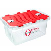 Контейнер Аптечка 10л прозрачный двойная крышка /36767/VERDE Контейнер Аптечка 10л прозрачный двойная крышка /36767/VERDE