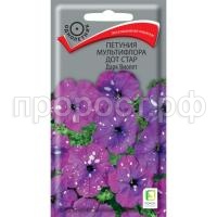 петуния дот стар виолет