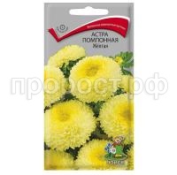 Астра-помпонная-Желтая-0,3г-Поиск