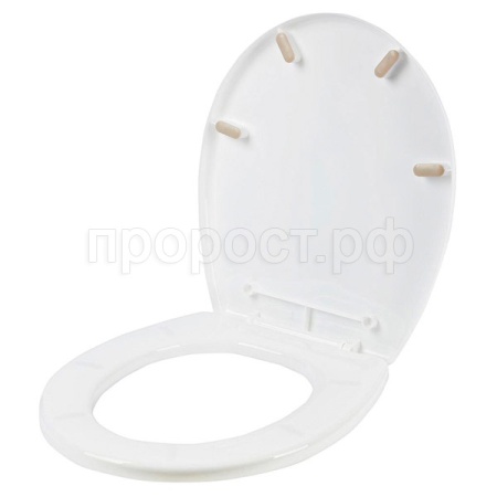 Сиденье д/унитаза Keeplex Regular 41,9х36,3х4,5см белое облако KL2600 /17шт/ПР 