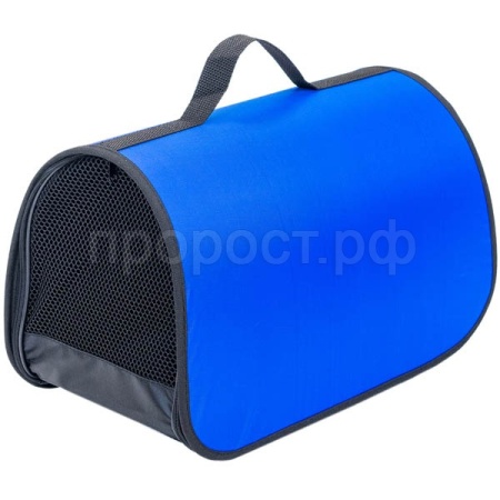 Сумка переноска ЧИП Саквояж №1 жесткая нейлон васильковый 36,5*22*22см/90001/