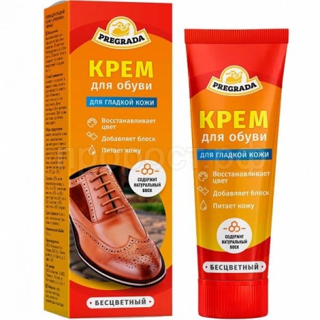 PREGRADA Крем ТУБА с губкой 75мл (БЕСЦВЕТНЫЙ) PREGRADA Крем ТУБА с губкой 75мл (БЕСЦВЕТНЫЙ)