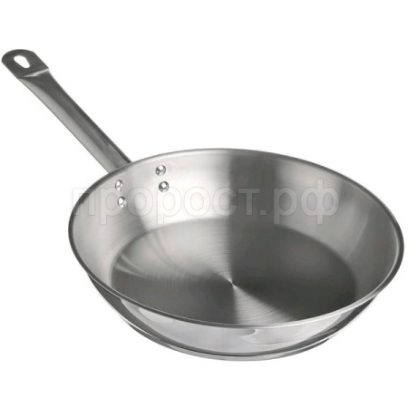 Сковорода 34см б/кр Общепит 0,6мм индукц.дно КТ-ОБ-СН-34 /4шт/К