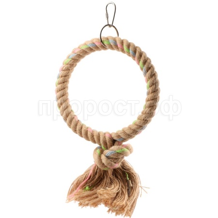Игрушка д/птиц Кольцо из джута d165/300мм/52171070/Триол